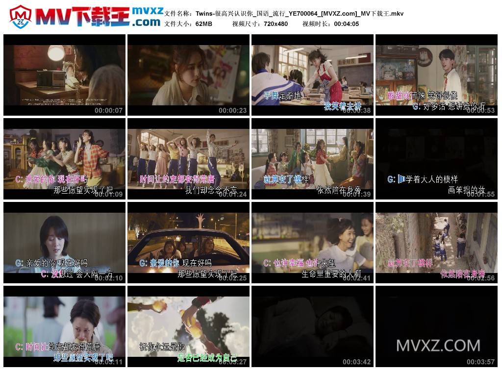 Twins-很高兴认识你_国语_流行_YE700064